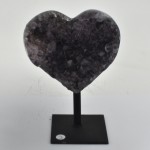 Amethist hart of standaard Amethist hart of standaard