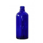 100 ml medicijnflesjes blauw met rood/wit pipetten (70x)