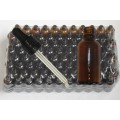 50 ml medicijnflesjes met zwarte pipetten (88 x)