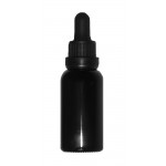 30 ml zwarte medicijnflesjes met pipetten (110 x)