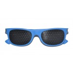 Pinhole bril met lichtblauw montuur